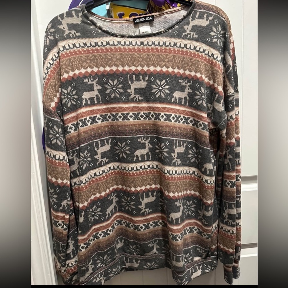 HEIMISH USA Women’s Deer Blouse